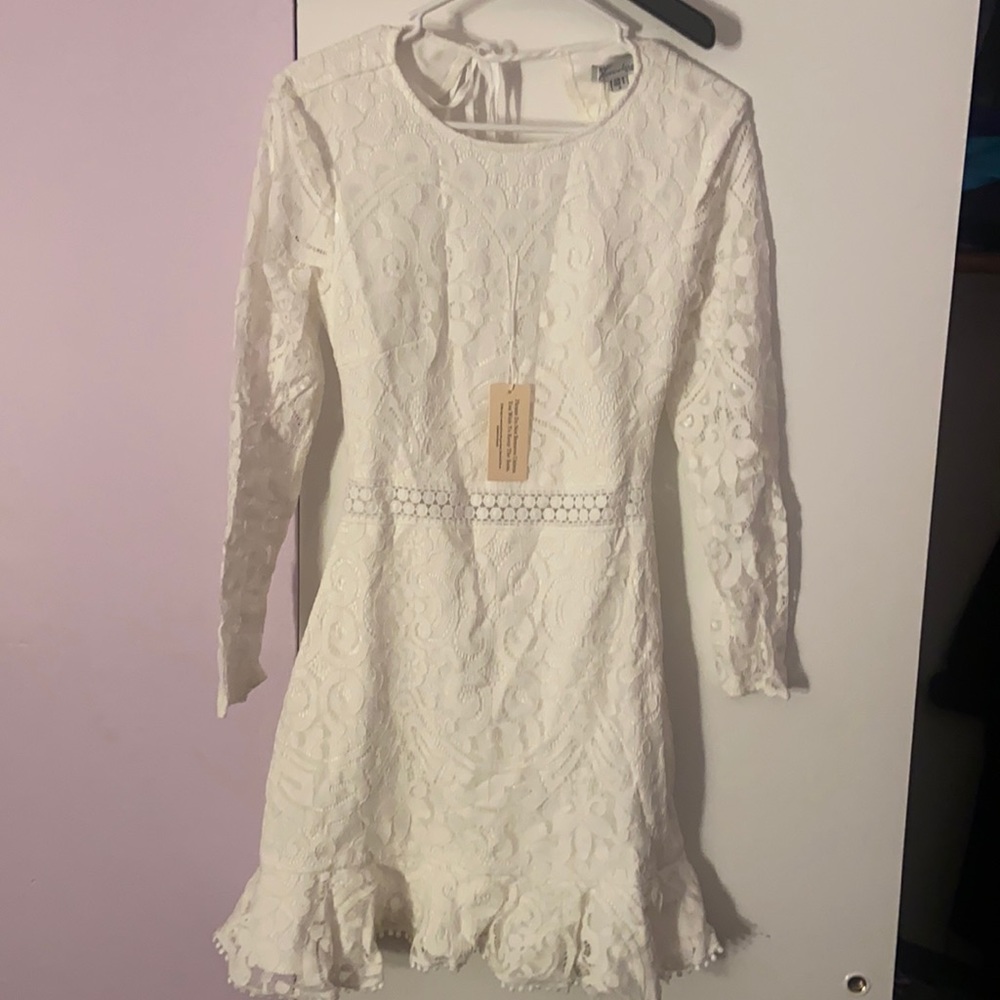 White Lace Dress